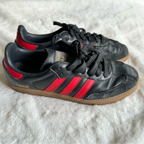 Adidas Samba OG Carbon Scarlett Men’s Size 8.5 - Picture 2 of 16